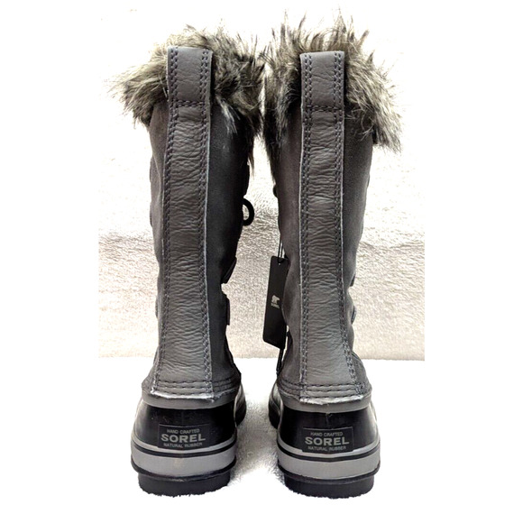 Sorel Women's Joan of Arctic sz 6.5 Snow Boots Quarry black - Picture 4 of 7